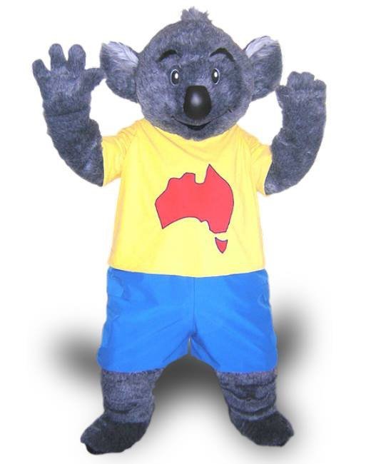 Strój chodzącej maskotki - Koala Podróżnik