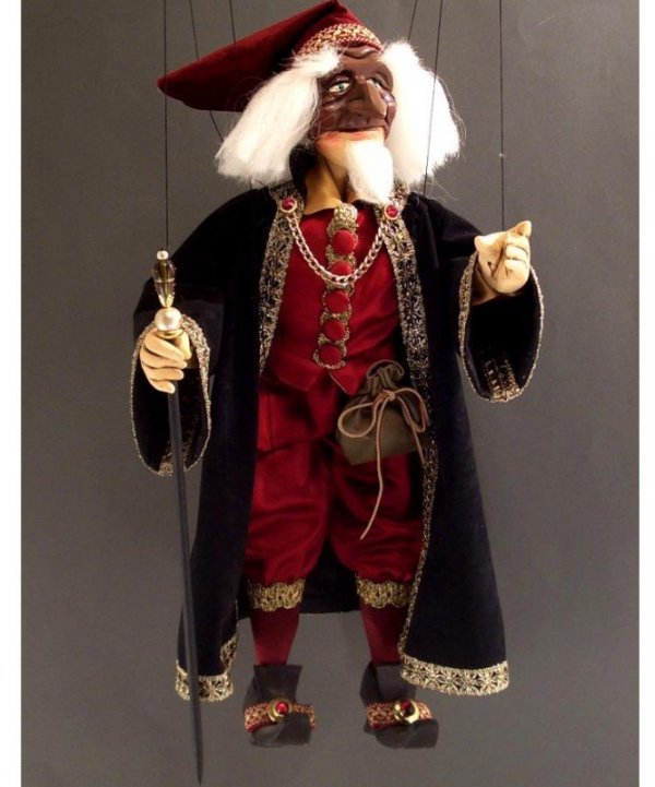 Marionetka wenecka - Pantalone (70 cm)