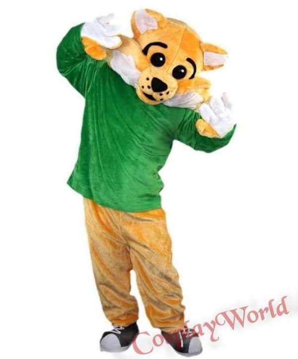 Chodząca żywa maskotka duży pluszak kostium reklamowy strój dziki kot sportowy fan