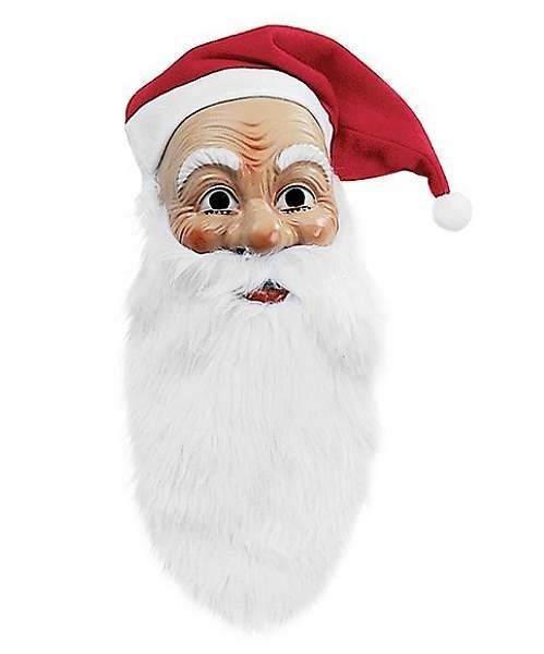 Klasyczna maska Świętego Mikołaja