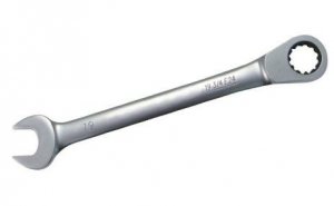 Jonnesway Klucz SUPER TECH 7w1 19mm 3/4 E24 płasko-oczkowy z grzechotką 72 zęby W86119