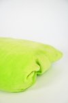 Pokrowiec kosmetyczny welurowy premium zieleń fluo