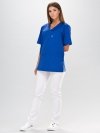 bluza medyczna ANIA z krótkim rękawem chaber