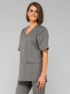 bluza medyczna ANIA szary grafit