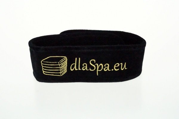 opaska czarna z logo