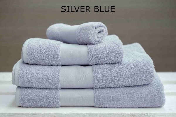 Ręcznik Olima 450 50x100 silver blue