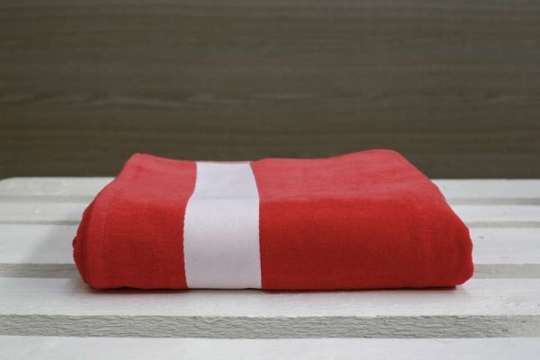 Koc welurowy  red czerwony