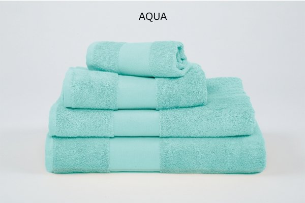 komplet ręczników niebieskich