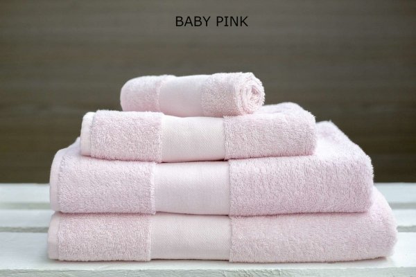 baby pink komplet ręczników Ol450