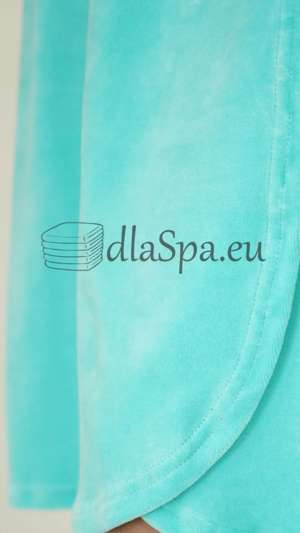 Gumka scrunchie do włosów kolor seledyn