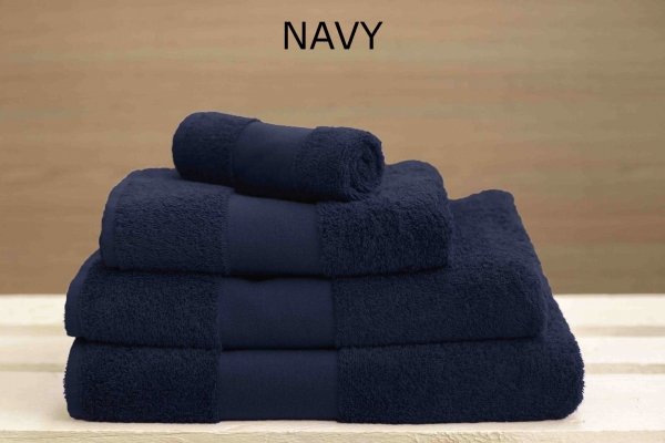 zestaw granatowych ręczników NAVY