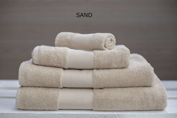 zestaw beżowych ręczników SAND