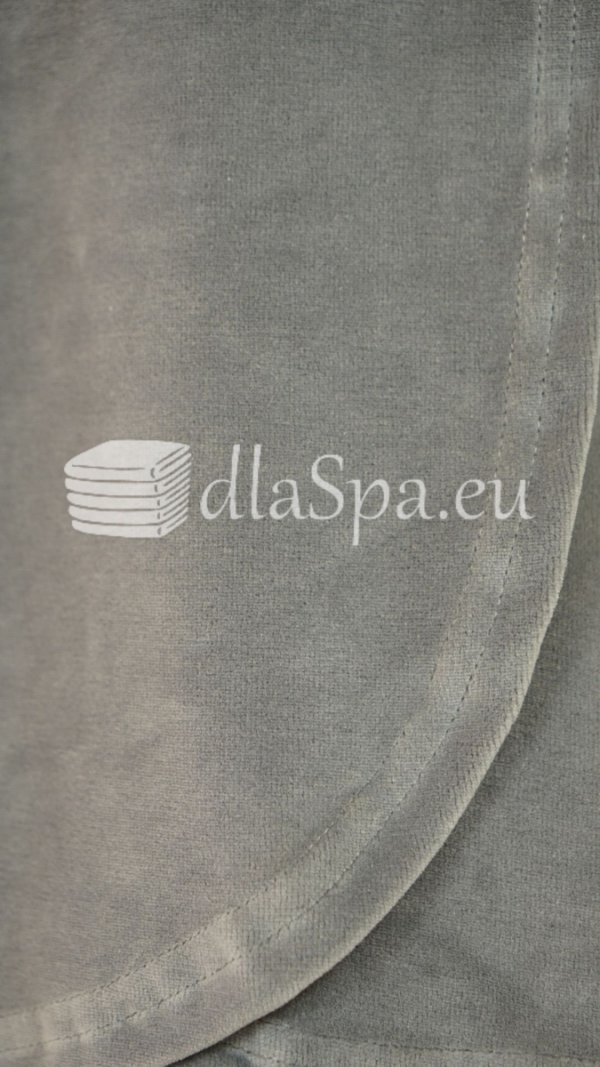 Gumka scrunchie do włosów kolor popielaty