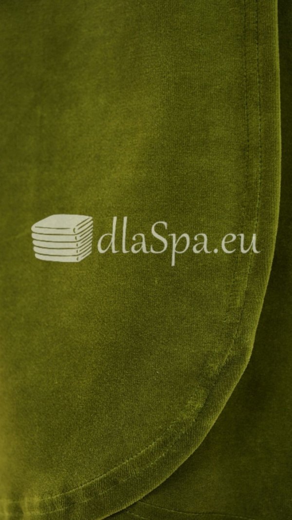 Gumka scrunchie do włosów kolor oliwka