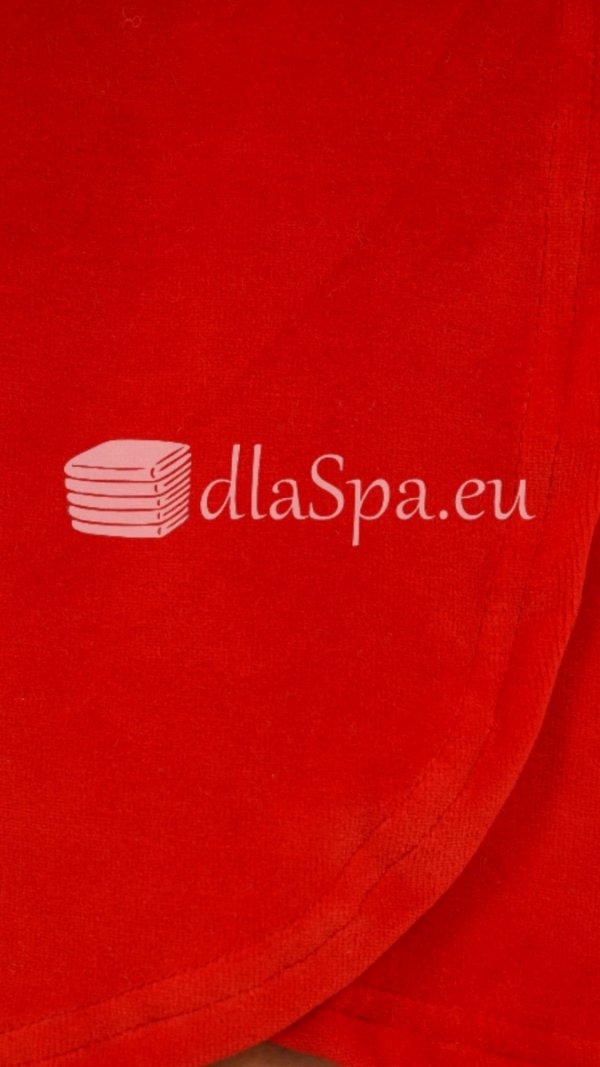 Gumka scrunchie do włosów kolor czerwień