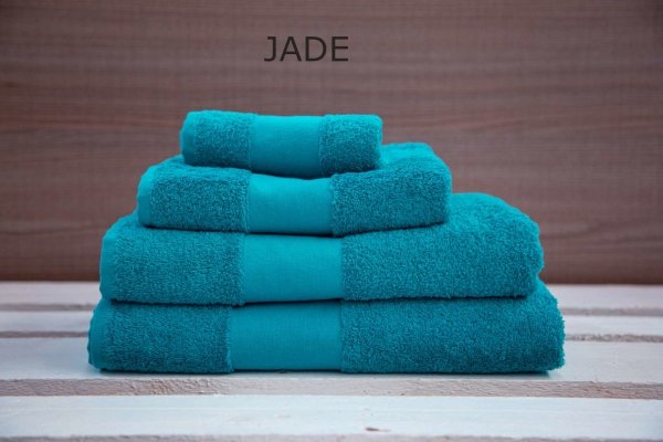 zestaw zielonych ręczników JADE