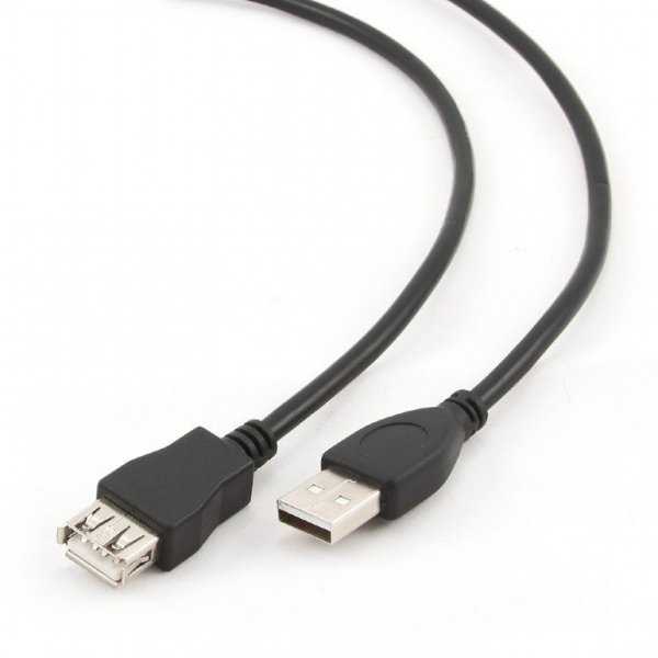 Gembird Przedłużacz USB 2.0 typu AM-AF 4.5m czarny