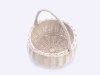 Koszyczek Wielkanocny Biały (Boler/20cm) - Sklep z wiklina - zdjęcie 1