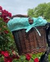 Kosz rowerowy Wenge Click Wkład Grochy - Sklep z wikliną - zdjęcie