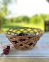Tacka ażurowa Owalna 25cm - sklep z wiklina - zdjęcie 1