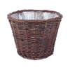  Donica wiklinowa Niekorowana 25cm - sklep z wiklina- zdjęcie
