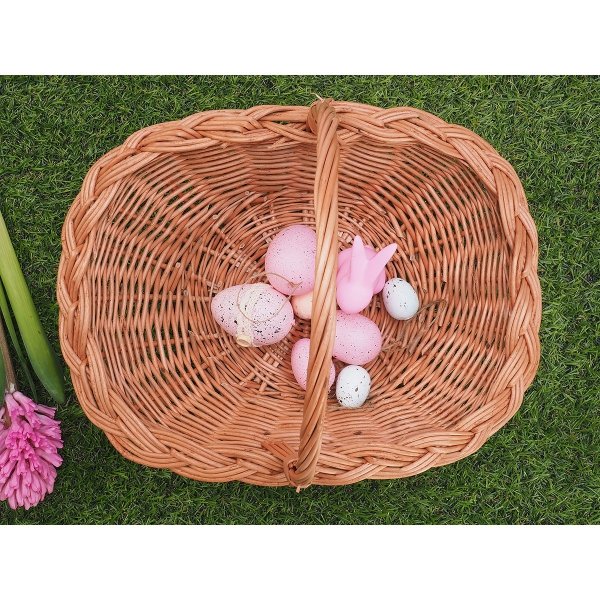 Koszyczek Wielkanocny  Klasyczny 30cm - sklep z wiklina - zdjęcie 5