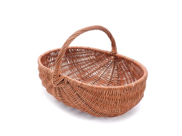 Kosz na zakupy Ogórkowy 44cm - Sklep z wiklina - zdjęcie
