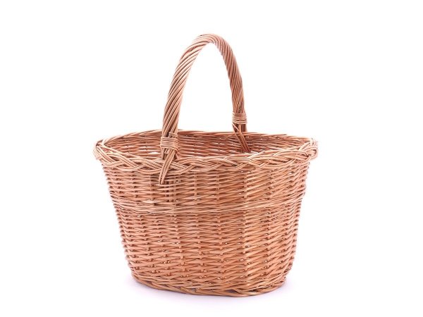 Kosz na zakupy Krystynka 35 cm  - sklep z wiklina - zdjęcie