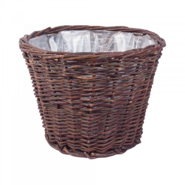  Donica wiklinowa Niekorowana 25cm - sklep z wiklina- zdjęcie