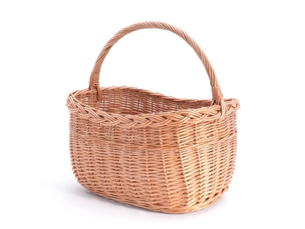 Kosz Prostokąt Naturalny 38cm - Sklep z wiklina - zdjęcie 1