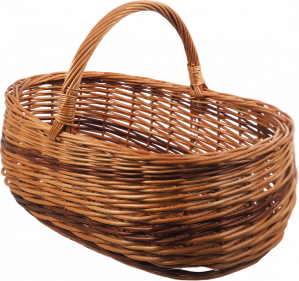  Kosz na zakupy  Duży Owalny 55cm - sklep z wiklina - zdjęcie