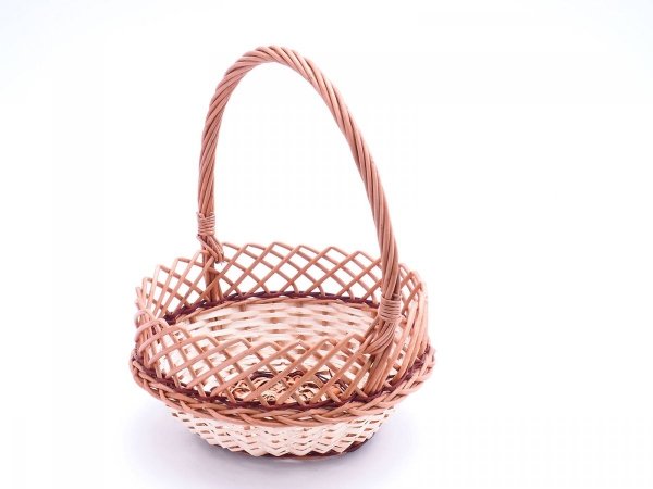 Koszyczek Wielkanocny Taśma 16cm - Sklep z wiklina - Zdjęcie