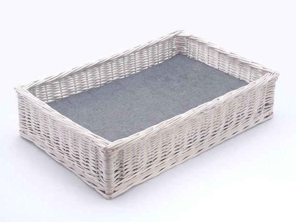 Legowisko dla zwierząt (Prostokątne 60 cm/Białe) - Sklep z wiklina - zdjęcie 2