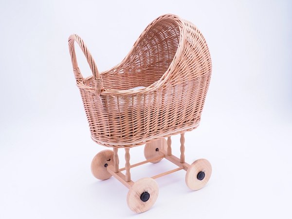 Wózek dla lalek Klasyczny 50cm - Sklep z wiklina - zdjęcie