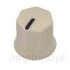 Knob fluted 5007 cream , push-on (D)