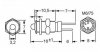 LED socket 3mm metal