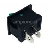 Switch rocker MRS101 green SPST