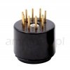 Socket 9 Pin + tube base Gold