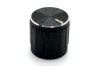 Knob Black 17x17