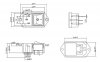 IEC power socket + power switch AC2