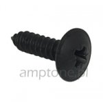 Screw black 4,5 x 19mm