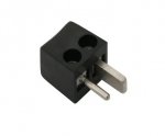 Speaker plug mini black DIN2
