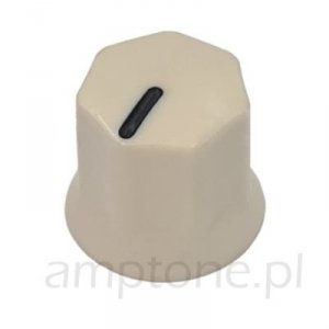 Knob fluted 5007 cream , push-on (D)
