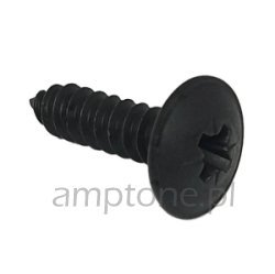 Screw black 4,5 x 19mm