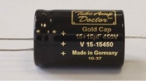 TAD Gold Cap 15uF+15uF/450V