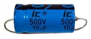 Capacitor 10uF 500V axial Illinois
