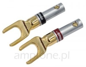 Speaker plug, spade Gold L950 (2pcs)