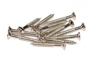 Screw nickel Fender 3,5 x 30mm Fender backpanel