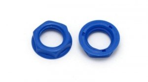 Nut - hex blue