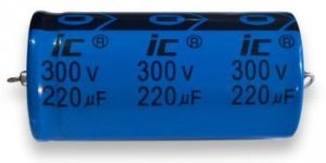 Capacitor Illinois 220uF 300V Axial